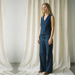 Luna Waistcoat � Denim