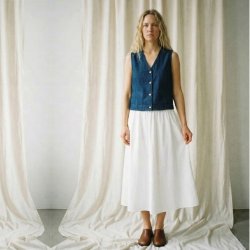 Luna Waistcoat � Denim