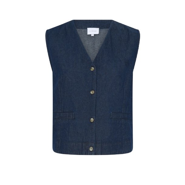 Luna Waistcoat � Denim