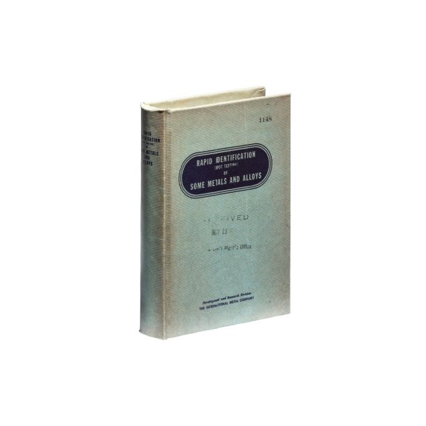 Empty book - metals and alloys