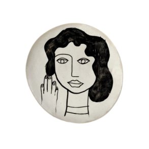  Plate off white - La M�re collection