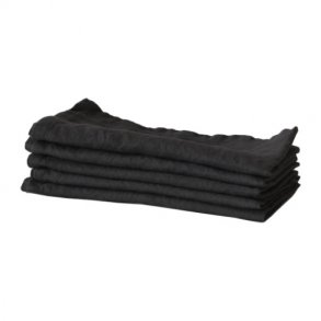Linen napkin - carbon