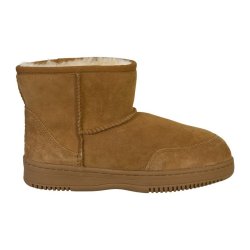 New Zealand boots - ultra short - cognac