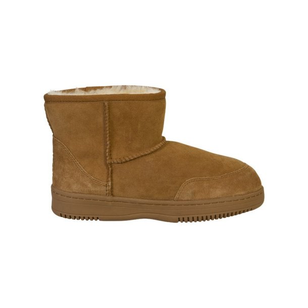 New Zealand boots - ultra short - cognac