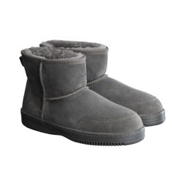 New Zealand boots - ultra short - dark grey