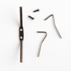 Bambus rullegardin - lys hvid