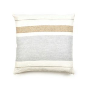 The Belgian Pillow � Oyster Stripe