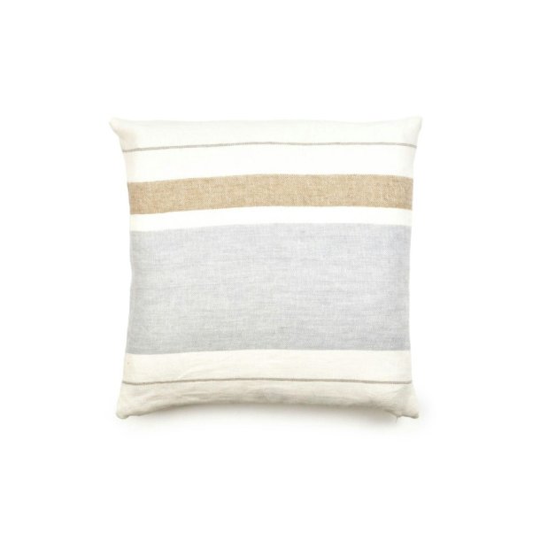 The Belgian Pillow � Oyster Stripe