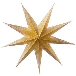 Paper Star Dazzle  Gold (25 cm)