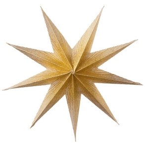 Paper Star Dazzle  Gold (25 cm)