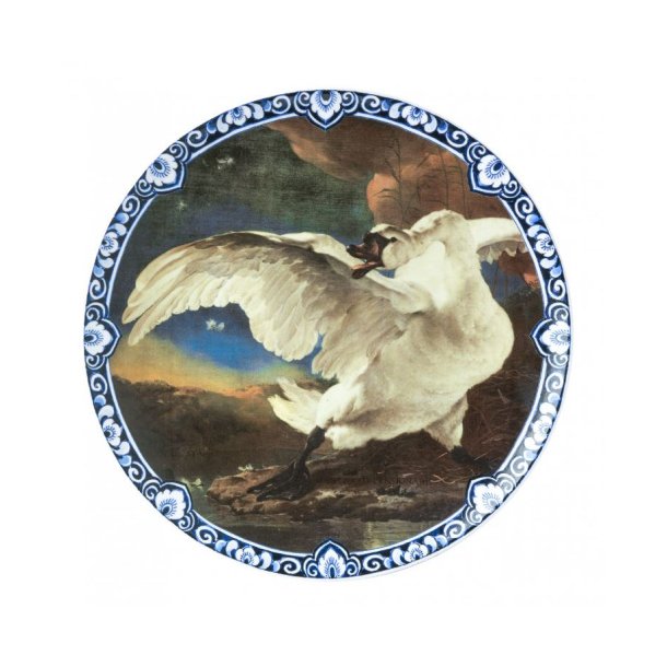 Plate The Threatened Swan - M414
