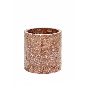 Pot terrazzo - brown - 18