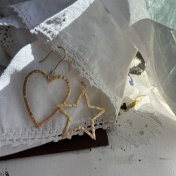 Power Heart Earring  Single