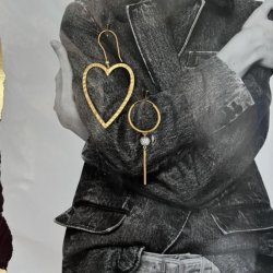 Power Heart Earring  Single