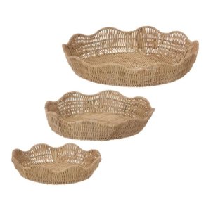 Rattan bakke rund - nature