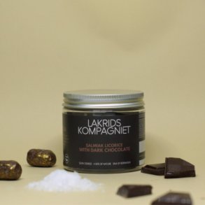 Kjvsjijd  Salmiak med mrk chokolade