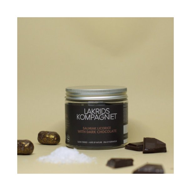 Kjvsjijd  Salmiak med mrk chokolade