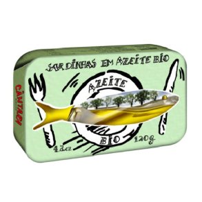 Sardiner i �kologisk jomfruolivenolie