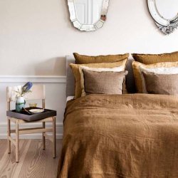 Bedspread - Linen Pecan - 260x260 cm