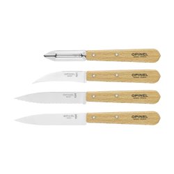 Opinel Essentials Knivs�t � 4 dele � Natural Beech