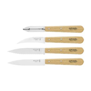 Opinel Essentials Knivs�t � 4 dele � Natural Beech