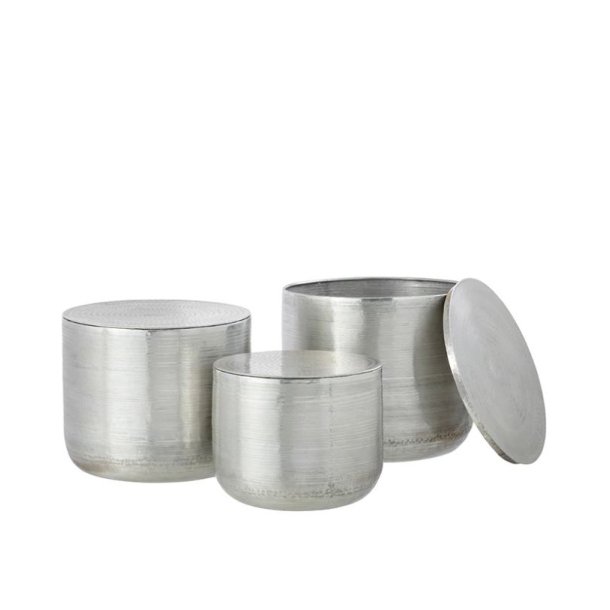 Aluminium tables - silver