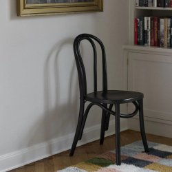 Bistro spisebordsstol - sort