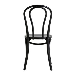 Bistro spisebordsstol - sort