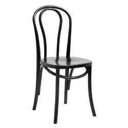 Bistro spisebordsstol - sort
