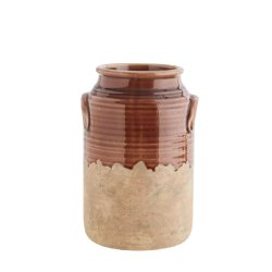 Stoneware vase  - chokolade