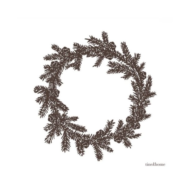 Papirservietter - cypress - mocca