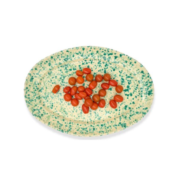 Serveringfad Macchiettato - lys