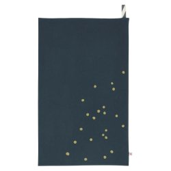 Kitchen Towel dots - ardoise