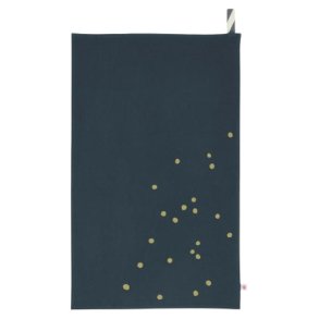 Kitchen Towel dots - ardoise