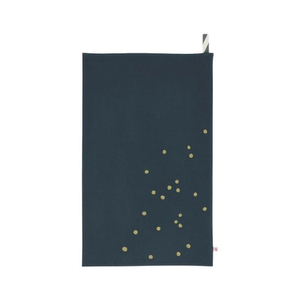 Kitchen Towel dots - ardoise
