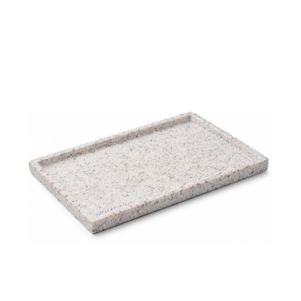Terrazzo tray - brown