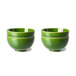 The emeralds ceramic dessert bowl - green