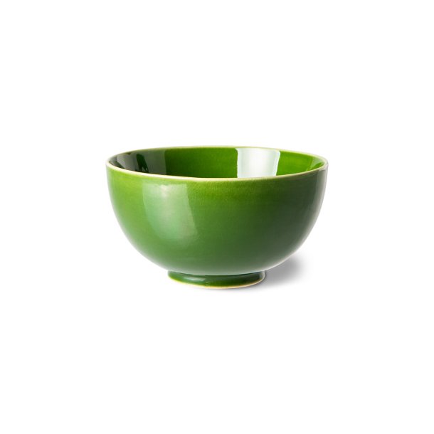The emeralds ceramic dessert bowl - green