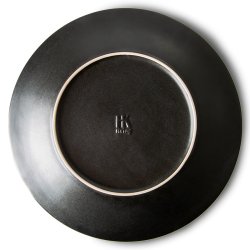 The emeralds ceramic dinner plate - spotted green