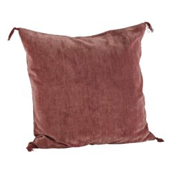 Velvet Cushion - dark rose