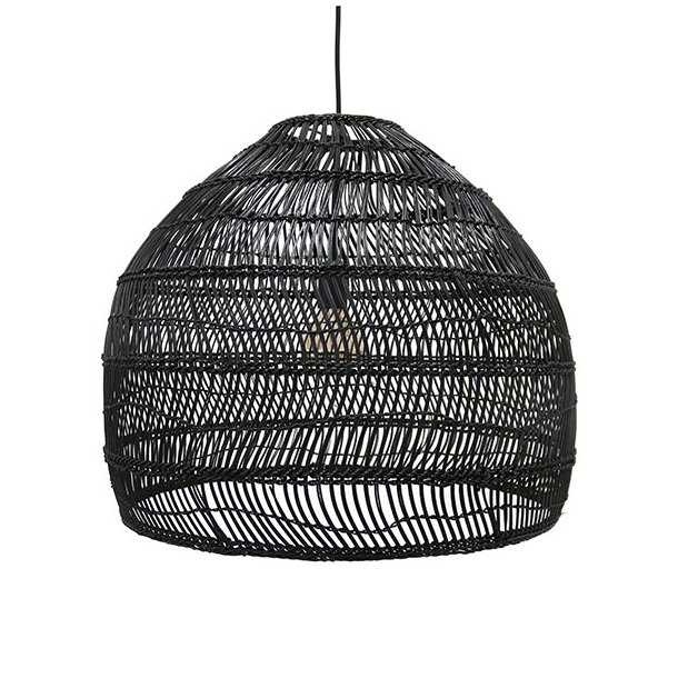 Wicker hanging lamp sort - medium